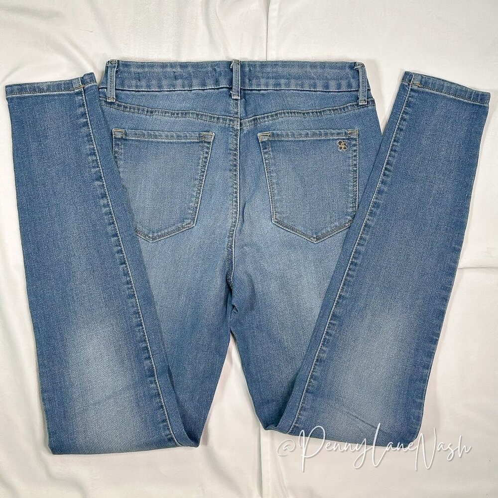 Jessica Simpson High Rise Skinny Jeans Size 4 Blue - Picture 12 of 12